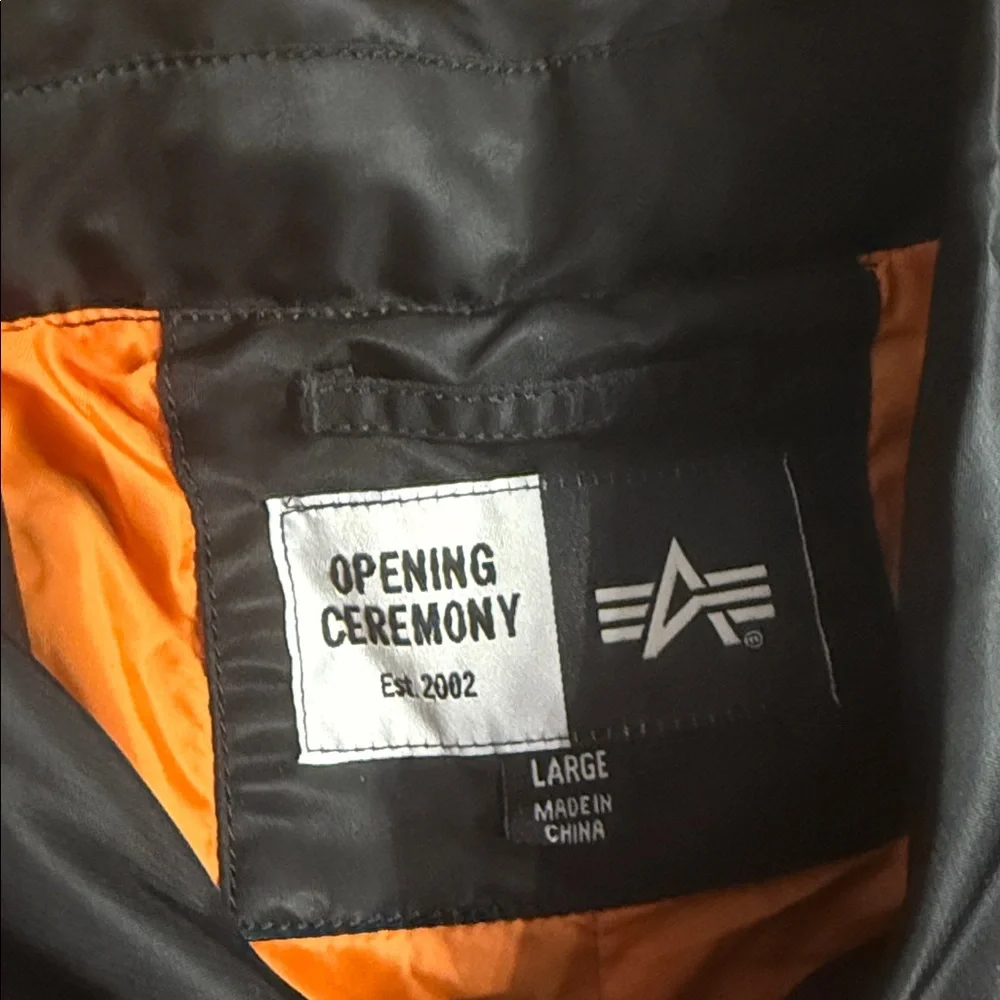 RARE Alpha Industries x Opening Ceremony Nylon Trench Coat - Black